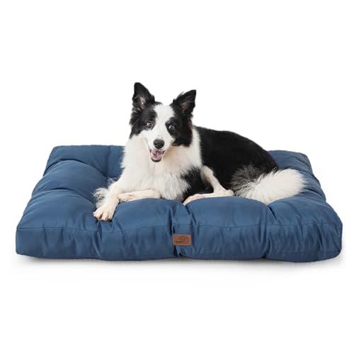 BEDSURE Hundebett große Waschbar - 91x68 cm hundematratze kühlmatte L für Hunde, Outdoor gepolstert Hundematte Dunkles blau in 10cm Höhe, selbstkühlend Grosse XL Hundekissen für Sommer BEDSURE Hundebett große Waschbar - 91x68 cm hundematratze kühlmatte L für Hunde, Outdoor gepolstert Hundematte Dunkles blau in 10cm Höhe, selbstkühlend Grosse XL Hundekissen für Sommer von BEDSURE
