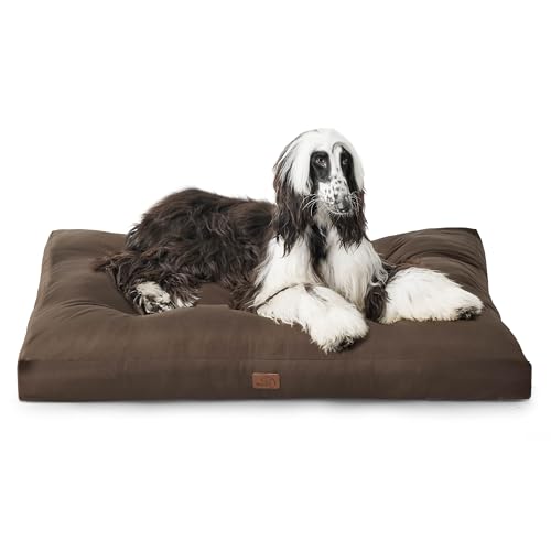 BEDSURE Hundekissen Grosse Hunde waschbar - 120x90cm hundematratze XXL für große, mittelgroße Hunde Outdoor gepolstert Hundematte braun in 10cm Höhe?XL Kühlmatte für Haustiere BEDSURE Hundekissen Grosse Hunde waschbar - 120x90cm hundematratze XXL für große, mittelgroße Hunde Outdoor gepolstert Hundematte braun in 10cm Höhe?XL Kühlmatte für Haustiere von BEDSURE