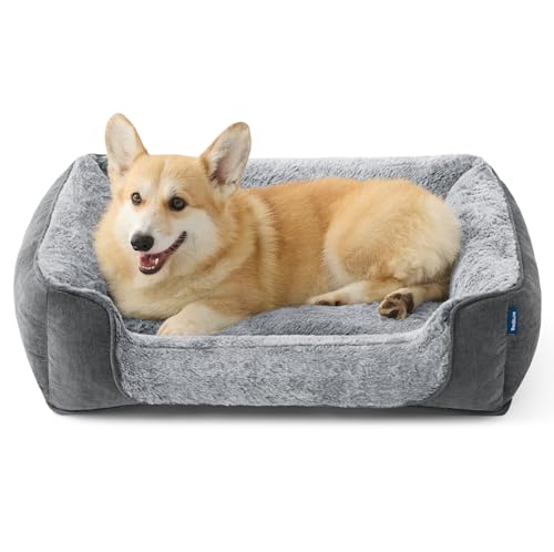 BEDSURE Quadratisches Hundebett Medium, 76x61x18 cm, Grau BEDSURE Quadratisches Hundebett Medium, 76x61x18 cm, Grau von BEDSURE