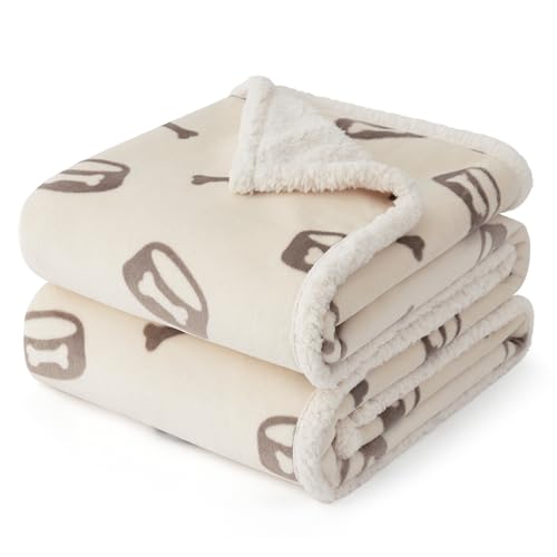 BEDSURE wasserdichte Hundedecke Grosse Hunde - 152x127cm Hundedecke waschbar, Hunde Decke Sofaschutz aus Sherpa Fleece, Decke Hund weich, Creme BEDSURE wasserdichte Hundedecke Grosse Hunde - 152x127cm Hundedecke waschbar, Hunde Decke Sofaschutz aus Sherpa Fleece, Decke Hund weich, Creme von BEDSURE