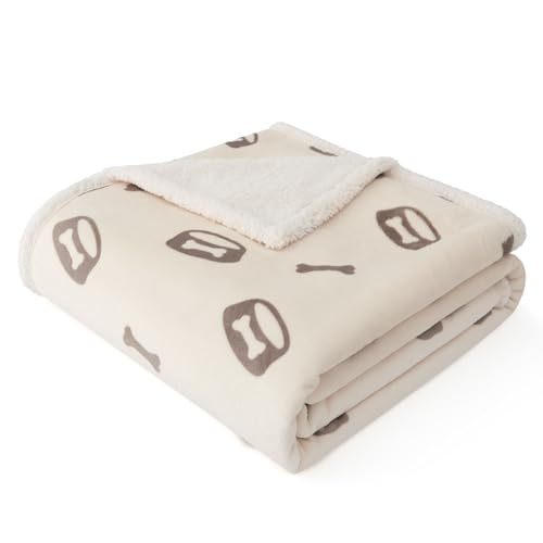 BEDSURE wasserdichte Hundedecke kleine Hunde - 73x63cm Hundedecke waschbar, Decke Hund aus Sherpa Fleece, Katzendecke flauschig und weich, Creme BEDSURE wasserdichte Hundedecke kleine Hunde - 73x63cm Hundedecke waschbar, Decke Hund aus Sherpa Fleece, Katzendecke flauschig und weich, Creme von BEDSURE