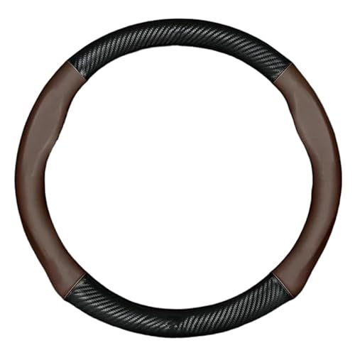 Steering Wheel Cover Auto-Lenkradabdeckung Für Dongfeng Für Fengon Für Fengguang Ix5 580 Ix7 Für Seres Für Sf5 Für Forthing T5 EVO 3D-Prägung Kohlefasermuster Lenkradhüllen (Farbe : Brown Round) Steering Wheel Cover Auto-Lenkradabdeckung Für Dongfeng Für Fengon Für Fengguang Ix5 580 Ix7 Für Seres Für Sf5 Für Forthing T5 EVO 3D-Prägung Kohlefasermuster Lenkradhüllen (Farbe : Brown Round) von BEEBY