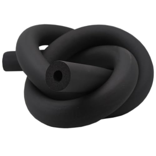 Schaumstoff Rohrisolierung 190cm Länge Schalldämmung Wasserrohr Dämmrohr Schwer Entflammbaren Klimaanlage Pipeline Isolierschlauch Dämmschichtdicke 20/30mm Schwarz ( Color : 30mm , Size : ID 34mm ) von BEEGIE