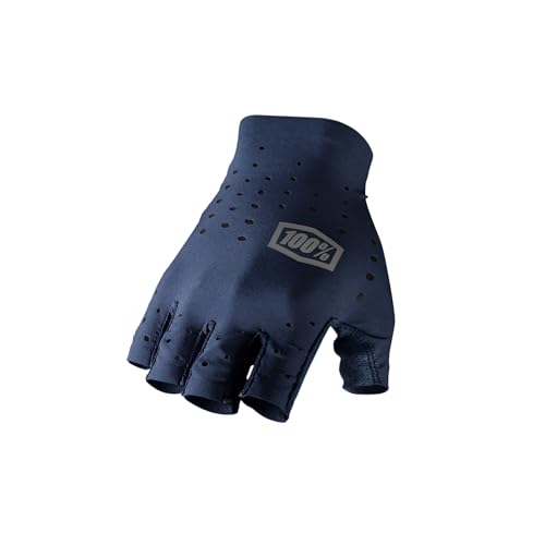 BEEK Herren Sling Short Half Finger Outdoor Sports Gloves Blue M, Navy von 100%
