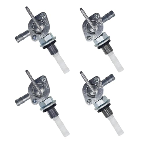BEELUKY 4 Stück Benzinhahn Schalter M10 Benzinhahn Universal Kraftstofftank Benzinhahn Ölschalter 7 mm Inline Petrol Tap für Motorräder, Offroad Karts Generator Kraftstofftank BEELUKY 4 Stück Benzinhahn Schalter M10 Benzinhahn Universal Kraftstofftank Benzinhahn Ölschalter 7 mm Inline Petrol Tap für Motorräder, Offroad Karts Generator Kraftstofftank von BEELUKY