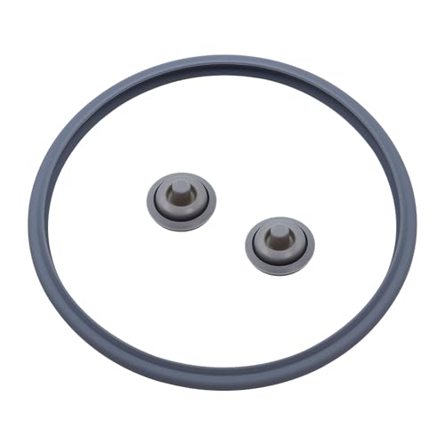 BEELUKY für WMF Schnellkochtopf Ersatzteile 22cm Dichtungsring Ersatzteil Dichtungsring für WMF und 2X Kochsignaldichtung Kochtopf Gummidichtung für 2.5l - 8.5l WMF Sicomatic Fissler Schnellkochtopf von BEELUKY