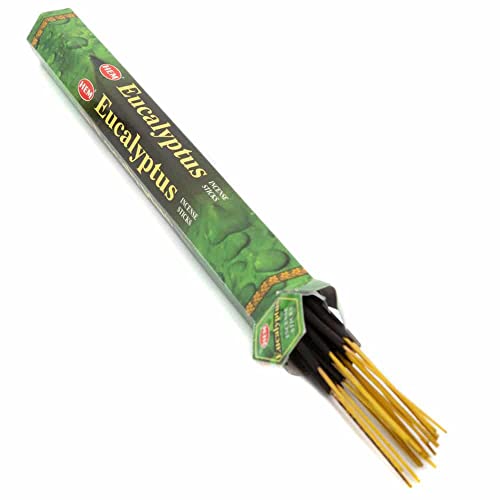 Indische Räucherstäbchen 20 Stück Packung Hem Incense Sticks Handgerollte Rauchstäbchen mit Bambus Kern und Edlen Ätherischen Ölen für Meditation Enspannung Reinigung von BEEMEN