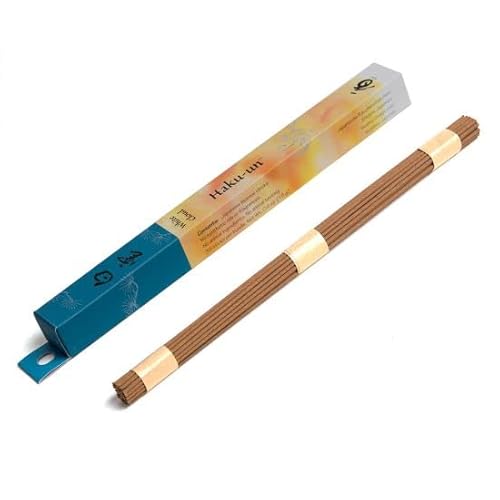Räucherstäbchen 35 Stück Shoyeido Daily Incense Sticks Rauchstäbchen aus Japan aus Natürlichen Stoffen Raucharm Low Smoke Natur & Tradition (Haku-un (Weisse Wolke)) von BEEMEN