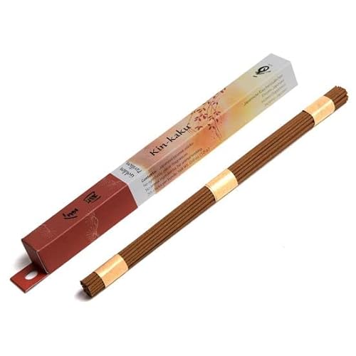 Räucherstäbchen 35 Stück Shoyeido Daily Incense Sticks Rauchstäbchen aus Japan aus Natürlichen Stoffen Raucharm Low Smoke Natur & Tradition (Kinkaku (Goldener Pavvillion)) von BEEMEN