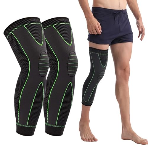 BEESOM Patellasehnenbandage,Knie Unterstützung,Elastic Sports Knee Pads für Meniskusriss, Arthose,linderung von Gelenkschmerzen, Sports Und Fitness（doppelt）,Black-M von BEESOM