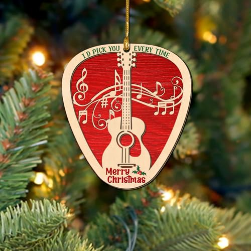 Gitarre Weihnachten Hängende Ornament Klassische Gitarre Ornamente für Baum Musik Thema Holz Ornamente Musikinstrument Dekoration Geschenke für Gitarristen Musikliebhaber Musiker Lehrer Familie Freund Gitarre Weihnachten Hängende Ornament Klassische Gitarre Ornamente für Baum Musik Thema Holz Ornamente Musikinstrument Dekoration Geschenke für Gitarristen Musikliebhaber Musiker Lehrer Familie Freund von BEETHIS