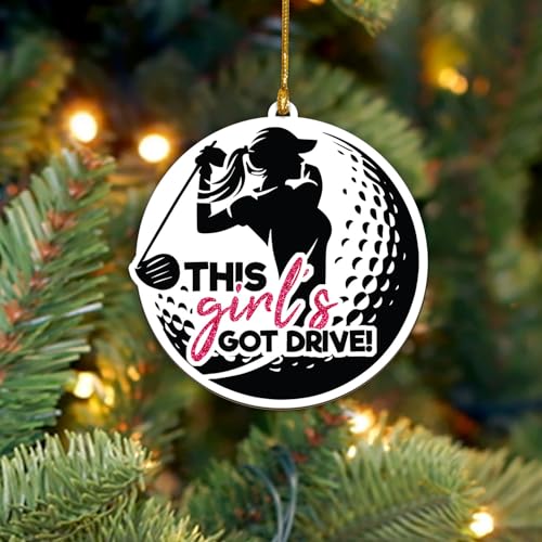 Golfer Mädchen Weihnachtsschmuck 2025 Holz Golf Ornamente für Weihnachtsbaum Sport Thema hängende Dekoration Golf-Andenken Geschenke für Golfliebhaber, weibliche Golfer, Spieler, Trainer, Mädchen Golfer Mädchen Weihnachtsschmuck 2025 Holz Golf Ornamente für Weihnachtsbaum Sport Thema hängende Dekoration Golf-Andenken Geschenke für Golfliebhaber, weibliche Golfer, Spieler, Trainer, Mädchen von BEETHIS