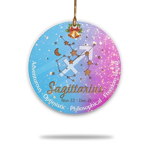 Sternzeichen Schütze 2025, Sternzeichen Schütze, Horoskop-Ornamente, Sternbild-Dekoration für Astrologie-Liebhaber, abenteuerlich, optimistisch, philosophisch, freiheitsliebend Sternzeichen Schütze 2025, Sternzeichen Schütze, Horoskop-Ornamente, Sternbild-Dekoration für Astrologie-Liebhaber, abenteuerlich, optimistisch, philosophisch, freiheitsliebend von BEETHIS