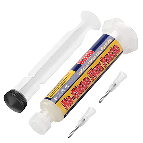 BEEYUIHF Lötpaste, bleifrei Lötflussmittel-Zinnpaste,No-Clean Lötflussmittel,Flussmittel Lötpaste,SMD Lötfett, Lötdocht, für BGA SMT Schweißen (10cc/0.63oz/18g) von BEEYUIHF