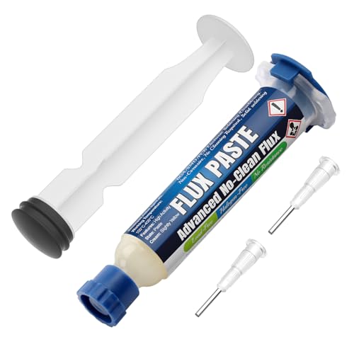 BEEYUIHF SMD Elektronik Flussmittel, Kolophonium Lötpaste Flussmittel, 10mL Spritze No Clean Flussmittelpaste, Säurefrei Halogenfrei Flußmittel (1 Pack) #8391 von BEEYUIHF