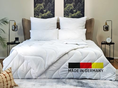 BEFA CARE Made in Germany Bettdecke 135x200 cm, Ganzjahresdecke aus Mikrofasern, weich, atmungsaktiv, Oeko-Tex 100 Klasse 1 Zertifiziert von BEFA CARE