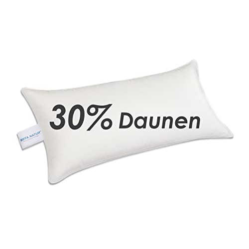 BEFA NATUR Daunenkissen 60x80 cm aus 30% Daune und 70% Federn, Öko-Tex 100 Klasse 1 Zertifiziert, Downpass - Programm und Preise für Hotellerie und Geschäftskunden von BEFA NATUR