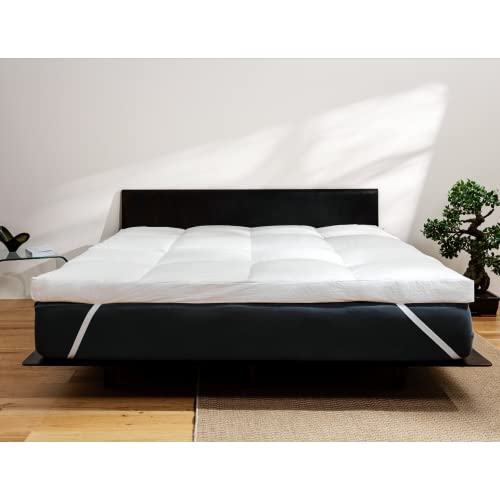 BEFA NATUR Made in Germany Matratzentopper einlagig 160x200 cm aus 85% Federn und 15% Daunen, Allergiker geeignet (Nomite), Öko-Tex 100 Klasse 1 Zertifiziert, EN Standart 12934, Downpass von BEFA NATUR