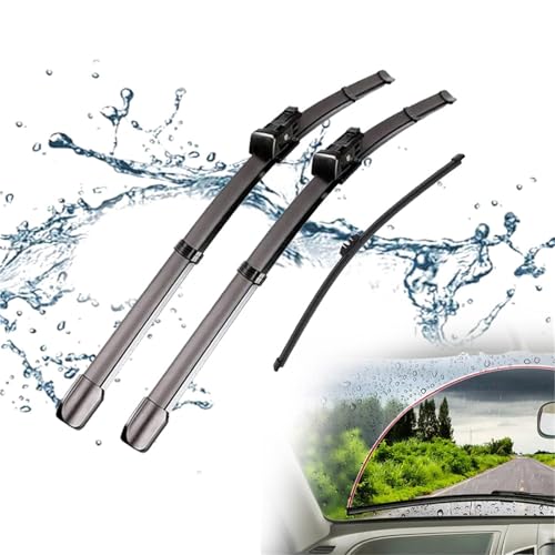 BEFZIMYL Scheibenwischerblätter-Set Für Die Vordere Und Hintere Windschutzscheibe Für V&olvo V40 2012 2013 2014 2015 2016 2017 R Design Cross Country von BEFZIMYL
