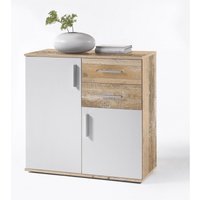 Kommode Schuhkommode Stauraum Sideboard charly-bobby 4 Old Style Eiche hell Nb... von BEGA CONSULT