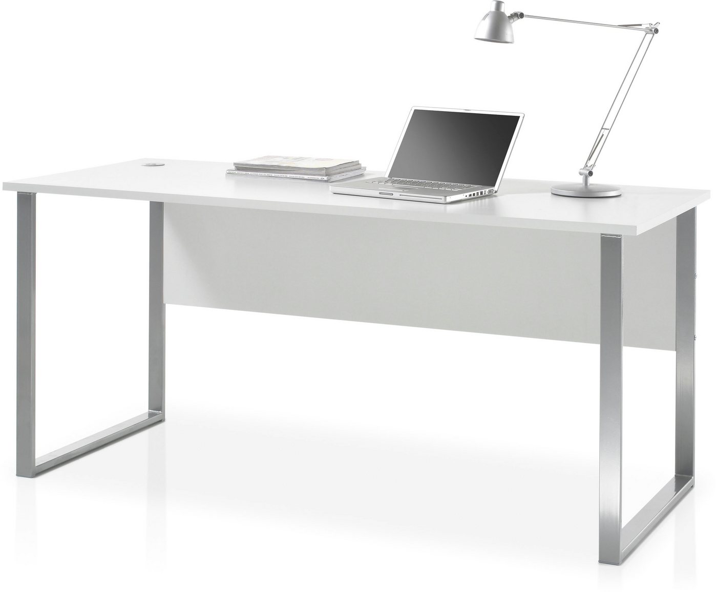 BEGA OFFICE Schreibtisch Office Lux, in Lichtgrau, Home Office Desk mit U Gestell von BEGA OFFICE