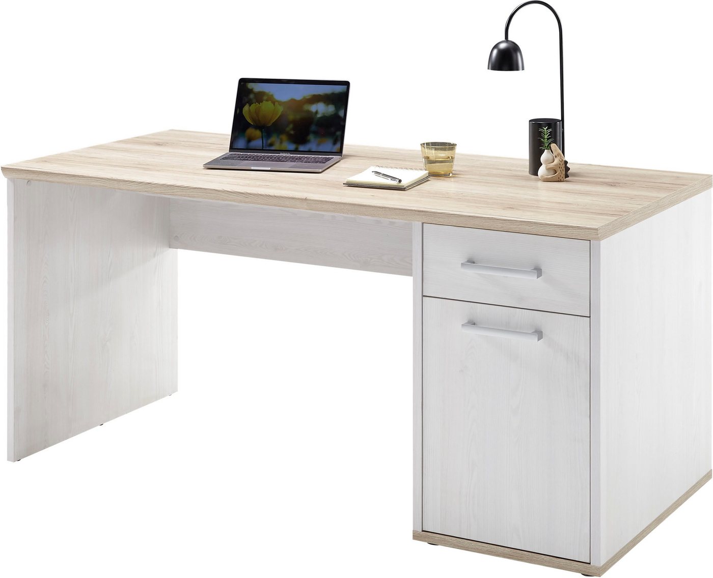 BEGA OFFICE Schreibtisch Romance, im Landhaustil, wahlweise mit Sideboard von BEGA OFFICE