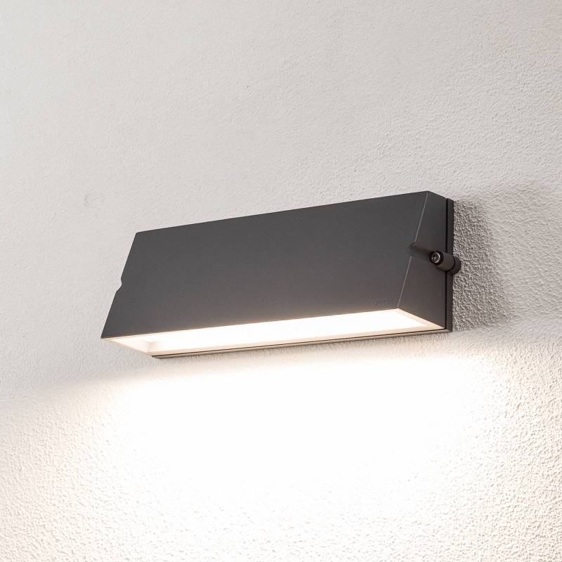 BEGA LED-Außenwandlampe 24374 grafit, Metall, CCT DALI CCT von BEGA