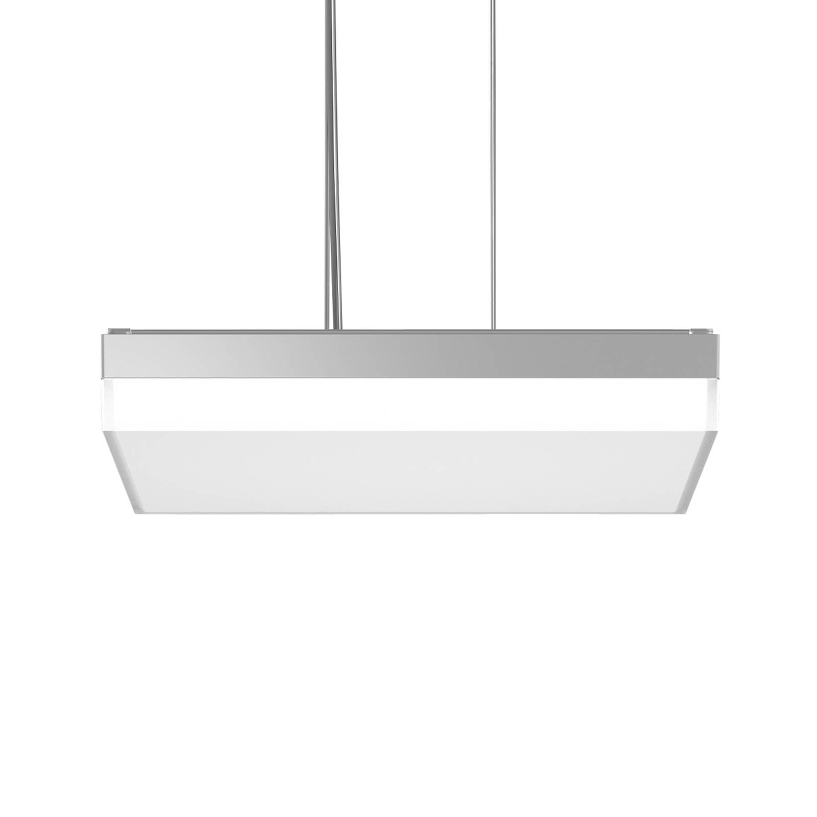 RZB Flat Slim+ Pendel DALI 43x43cm 41W silber/matt von RZB