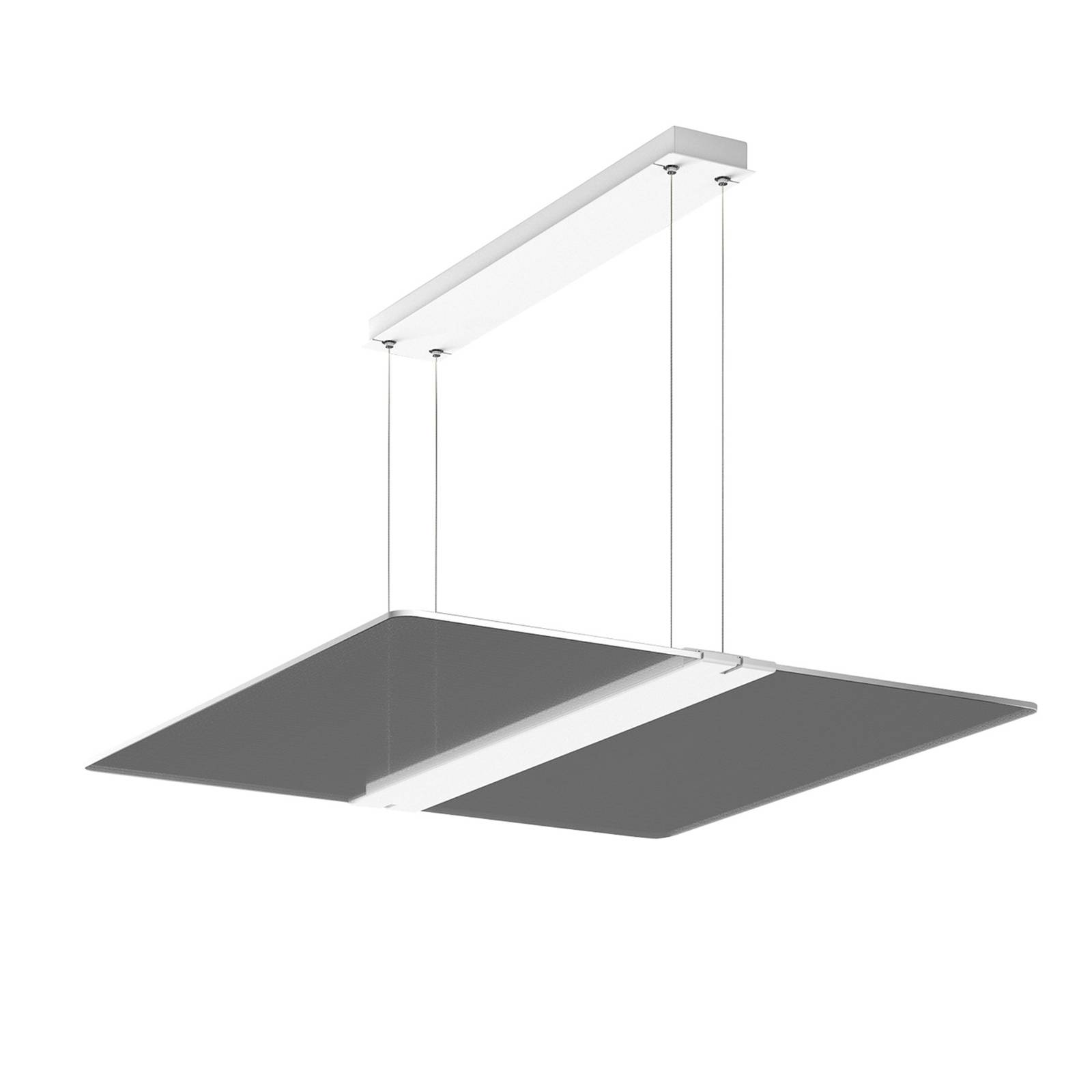 RZB Twindot S Square LED-Hängelampe DALI 64cm 830 von RZB