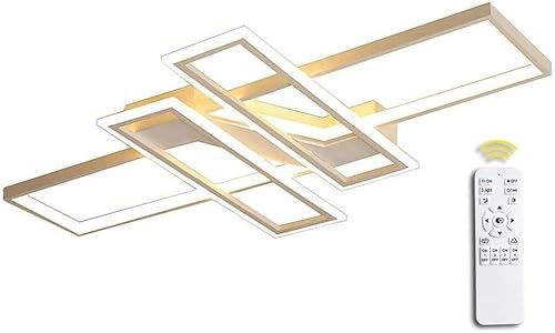 BEHWU, LED-Deckenleuchte, Weiß, Schwarz, 90 Cm (6580 Lumen), 120 Cm (8120 Lumen), Acryl-LED-Deckenleuchte, Geeignet Für Schlafzimmer, Esszimmer, Küche, Wohnzimmer von BEHWU