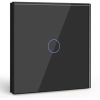 1-Gang-1-Wege-Touch-Schalter, Schwarzlichtschalter mit LED-Anzeigelicht, Touch-Schalter mit Touch-Sensor-Kristallglasplatte – kein Neutralleiter 1-Gang-1-Wege-Touch-Schalter, Schwarzlichtschalter mit LED-Anzeigelicht, Touch-Schalter mit Touch-Sensor-Kristallglasplatte – kein Neutralleiter von BEIJIYI
