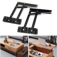 1 Paar Couchtisch-Federscharniere, zusammenklappbarer Couchtisch-Schreibtischlift-Montagerahmen, für Couchtisch-Möbelzubehör von BEIJIYI