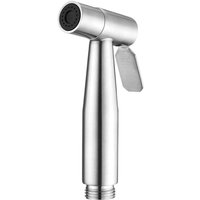 1 x Handbrause, Duschkopf aus Edelstahl, WC-Bidet-Sprüher, Handbrause, Silber 1 x Handbrause, Duschkopf aus Edelstahl, WC-Bidet-Sprüher, Handbrause, Silber von BEIJIYI