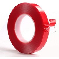 10 m x 10 mm transparentes doppelseitiges Montageklebeband aus Schaumstoff aus Acryl – wetterfester Kleber – hitzebeständig von BEIJIYI