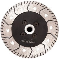 Beijiyi - 125 mm Diamantscheiben-Doppelblatt-Sägeblatt zum Schneiden und Schleifen von Beton, Marmor, Granit von BEIJIYI
