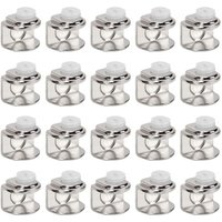 Beijiyi - 20 Stück Glasklemmen, Glasbodenträger, verstellbare Halterungen. Der Träger kann Glas mit einer Dicke von 5 bis 9 mm installieren von BEIJIYI