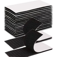 20 Stück extra starke doppelseitige Selbstklebebänder, rechteckig, schwarz, starker doppelseitiger Klebstoff, wiederverwendbar, 30 mm x 10 cm von BEIJIYI