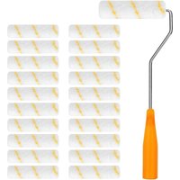 20er-Pack Farbroller – Mini-Farbroller mit Gummigriffen – geeignet für Architektur-Wanddekoration und Malerbedarf. (10 cm) von BEIJIYI