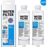 2er-Pack Ersatz-Kühlschrank-Wasserfilter DA97-17376B DA97-08006C HAF-QIN HAF-QIN/EXP für mehrtürige Kühlschränke 2er-Pack Ersatz-Kühlschrank-Wasserfilter DA97-17376B DA97-08006C HAF-QIN HAF-QIN/EXP für mehrtürige Kühlschränke von BEIJIYI