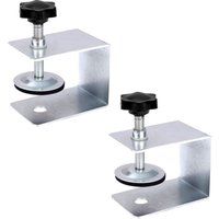 2er-Pack Schubladenklemmen aus Edelstahl für Holzbearbeitung und Heimwerker, robuste C-Klemmen-Werkzeuge 2er-Pack Schubladenklemmen aus Edelstahl für Holzbearbeitung und Heimwerker, robuste C-Klemmen-Werkzeuge von BEIJIYI