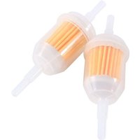 2er-Pack Universal-Inline-Kraftstofffilter 1/4 x 5/16 Zoll Klar Ersetzt Rohrfilter für Motorrad ATV Generator Rasenmäher-Filter A 2er-Pack Universal-Inline-Kraftstofffilter 1/4 x 5/16 Zoll Klar Ersetzt Rohrfilter für Motorrad ATV Generator Rasenmäher-Filter A von BEIJIYI