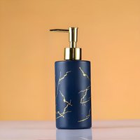 320 ml Seifenspender aus Glas in Goldmarmor – elegantes Design für Bad oder Küche – rostfreie und nachfüllbare Pumpe – ideal für Flüssigseife, Lotion 320 ml Seifenspender aus Glas in Goldmarmor – elegantes Design für Bad oder Küche – rostfreie und nachfüllbare Pumpe – ideal für Flüssigseife, Lotion von BEIJIYI