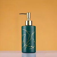 320 ml Seifenspender aus Glas in Goldmarmor – elegantes Design für Badezimmer oder Küche – rostfreie und nachfüllbare Pumpe – ideal für Flüssigseife, 320 ml Seifenspender aus Glas in Goldmarmor – elegantes Design für Badezimmer oder Küche – rostfreie und nachfüllbare Pumpe – ideal für Flüssigseife, von BEIJIYI