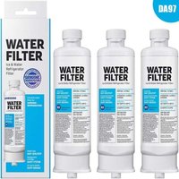 3er-Pack Ersatz-Kühlschrank-Wasserfilter DA97-17376B DA97-08006C HAF-QIN HAF-QIN/EXP für Samsung-Mehrtür-Kühlschränke von BEIJIYI