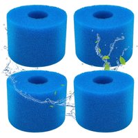 4er-Pack Schaumstoff-Poolfilter für Intex Typ S1 – Schaumstofffilter für Spa, Swimmingpool – wiederverwendbar und waschbar – Filterschwamm Typ S1 (4 4er-Pack Schaumstoff-Poolfilter für Intex Typ S1 – Schaumstofffilter für Spa, Swimmingpool – wiederverwendbar und waschbar – Filterschwamm Typ S1 (4 von BEIJIYI