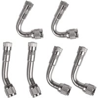 Beijiyi - 6 Stück Reifenadapter Reifenventilverlängerung 45/90/135 Grad für Auto Motorrad Fahrrad Beijiyi - 6 Stück Reifenadapter Reifenventilverlängerung 45/90/135 Grad für Auto Motorrad Fahrrad von BEIJIYI