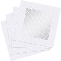 Beijiyi - Aluminium-Wandreparaturflicken, selbstklebende Bildschirmflicken, Reparatur für Trockenbau-Gipskartonplatten (4 Stück, 10,2 cm) von BEIJIYI