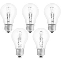 Beijiyi - Halogenlampe E27, A55, 42 w, dimmbar, ac 220–240 v, 650 lm, Warmweiß 2700 k, transparente E27-Halogen-Kugellampe für Deckenleuchte, von BEIJIYI