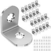 Beijiyi - Metall-Befestigungshalterung, Edelstahl-Metallhalterung für Möbelreparatur – Set mit 20 Befestigungsklammern 20 x 20 mm zum Befestigen und Beijiyi - Metall-Befestigungshalterung, Edelstahl-Metallhalterung für Möbelreparatur – Set mit 20 Befestigungsklammern 20 x 20 mm zum Befestigen und von BEIJIYI