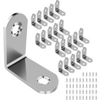 Beijiyi - Metall-Befestigungswinkel, Edelstahl-Befestigungswinkel für Möbelreparatur – Set mit 20 Befestigungswinkeln 30 x 30 mm zum Befestigen und Beijiyi - Metall-Befestigungswinkel, Edelstahl-Befestigungswinkel für Möbelreparatur – Set mit 20 Befestigungswinkeln 30 x 30 mm zum Befestigen und von BEIJIYI